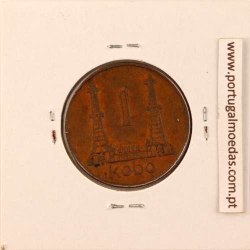 Nigéria 1 kobo 1973 Bronze, (MBC), World Coins Nigeria KM 8.1