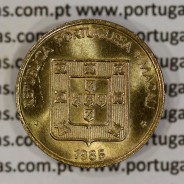 Macau 20 Avos 1985 Latão Níquel , Ex-Colónia Portuguesa de Macau 20 avos 1985, (Soberba), World Coins Macao KM 21