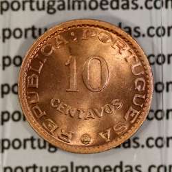 Índia 10 centavos 1958 bronze Estado da India Portuguesa, $10 centavos 1958 Índia, (Soberba), World Coins India Portuguese KM 30