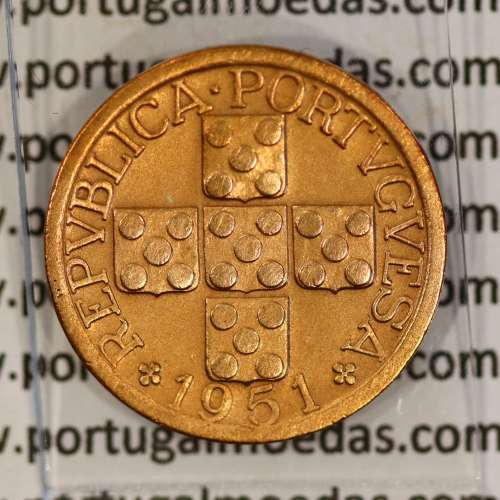 Timor coin 10 Avos 1951 Bronze, Former Portuguese colony of Timor, (VF+/XF), World Coins Timor KM 5
