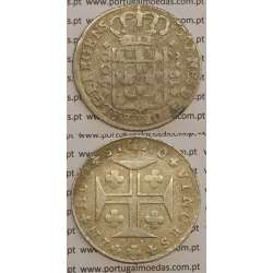 CRUZADO NOVO PRATA (480 RÉIS) 1813 (BC) COROA ALTA