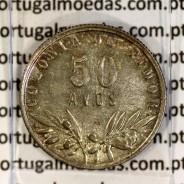 silver coin 50 Avos 1948 of Timor, Former Portuguese colony, (VF+), World Coins Timor KM 7