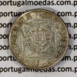 50 Avos 1948 Prata de Timor, Ex-colónia Portuguesa, (MBC+), World Coins Timor KM 7