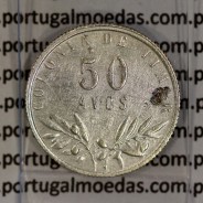 Timor 50 Avos 1948 Prata, Ex-colónia Portuguesa de Timor, (BC), World Coins Timor KM 7