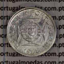 Timor 50 Avos 1948 Prata, Ex-colónia Portuguesa de Timor, (MBC), World Coins Timor KM 7