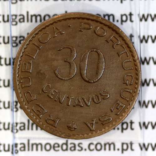 Timor coin 30 Centavos 1958 Bronze , 30 centavos 1958 ($30) Former Portuguese colony of Timor, (XF), World Coins Timor KM 11