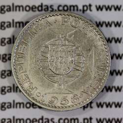 Timor coin 60 Centavos 1958 Nickel brass, ($60) centavos 1958 Former Portuguese colony of Timor, (XF), World Coins Timor KM 12