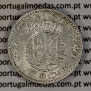 Timor coin 6 Escudos 1958 Silver, (6$00) Escudos 1958 Former Portuguese colony of Timor, (VF+), World Coins Timor KM#15