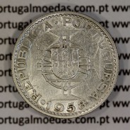 Timor coin 6 Escudos 1958 Silver, (6$00) Escudos 1958 Former Portuguese colony of Timor, (VF+), World Coins Timor KM#15