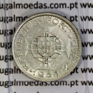 Timor, 3 Escudos 1958 Prata, 3$00 escudos 1958 Ex-colónia Portuguesa de Timor, (MBC+), World Coins Timor KM 14