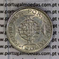 Timor coin 10 Escudos 1964 Silver, (10$00) Escudos 1964 Former Portuguese colony of Timor, (XF), World Coins Timor KM 16