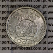 Timor coin 10 Escudos 1964 Silver, (10$00) Escudos 1964 Former Portuguese colony of Timor, (XF), World Coins Timor KM 16