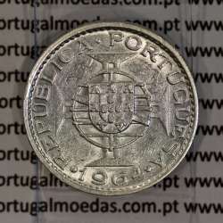 Timor 10 Escudos 1964 Prata, 10$00 escudos 1964 Ex-colónia Portuguesa de Timor, (MBC+), World Coins Timor KM 16