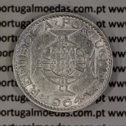 Timor coin 10 Escudos 1964 Silver, (10$00) Escudos 1964 Former Portuguese colony of Timor, (VF+), World Coins Timor KM 16