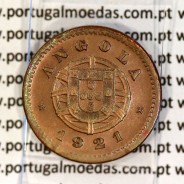 Angola 2 Centavos 1921 Bronze, $2 dois centavos 1921 bronze Angola Ex-Colónia Portuguesa, (Bela+), World Coins Angola KM 61
