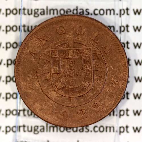 Angola 5 Centavos 1922 Bronze, $05 cinco centavos 1922 Angola Ex-Colónia Portuguesa, (Bela), World Coins Angola KM 62