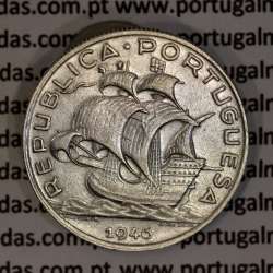 5 escudos 1946 prata, 5$00 escudos 1946 prata da República Portuguesa, (MBC), World Coins Portugal KM 581 5 escudos 1946 prata, 5$00 escudos 1946 prata da República Portuguesa, (MBC), World Coins Portugal KM 581