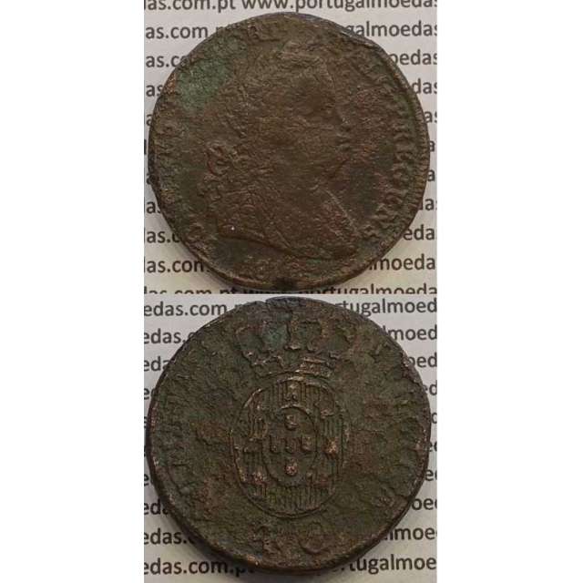 MOEDA PATACO (40 RÉIS) BRONZE 1812 (BC+) LEGENDA SEPARADA