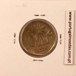 Nigéria 10 Kobo 1973 Copper-nickel, (VF), World Coins Nigeria KM 10.1