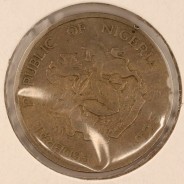 Nigéria 10 kobo 1973 Cupro Niquel, (MBC), World Coins Nigeria KM 10.1