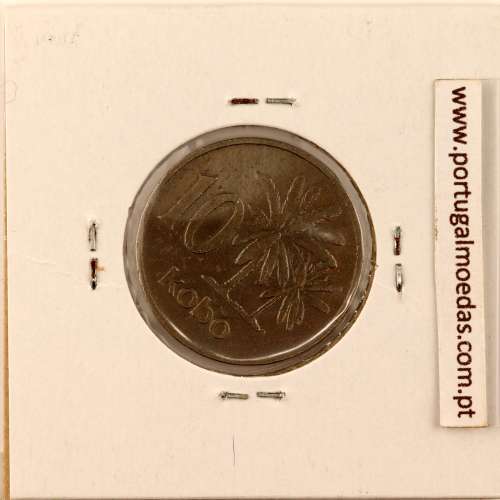 Nigéria 10 kobo 1973 Cupro Niquel, (MBC), World Coins Nigeria KM 10.1