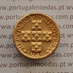 MOEDA DE DEZ CENTAVOS (X CENTAVOS) BRONZE 1946 MBC+/BELA