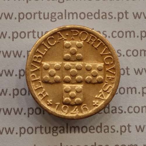 MOEDA DE DEZ CENTAVOS (X CENTAVOS) BRONZE 1946 MBC+/BELA