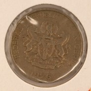 Nigéria 10 Kobo 1973 Copper-nickel, (VF), World Coins Nigeria KM 10.1