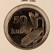 Nigéria 50 kobo 2006 Aço Niquel, (Soberba), World Coins Nigeria KM 13.3