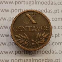 MOEDA DE DEZ CENTAVOS (X CENTAVOS) BRONZE 1946 MBC+ MOEDA DE DEZ CENTAVOS (X CENTAVOS) BRONZE 1946 MBC+