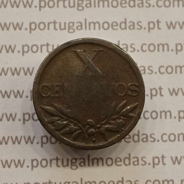 MOEDA DE DEZ CENTAVOS (X CENTAVOS) BRONZE 1946 BC