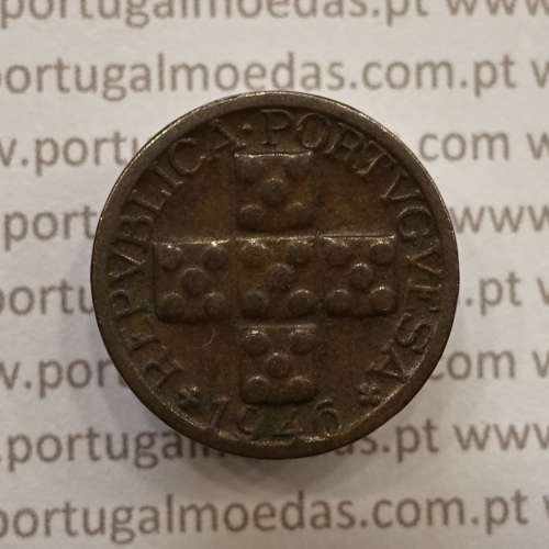 MOEDA DE DEZ CENTAVOS (X CENTAVOS) BRONZE 1946 BC