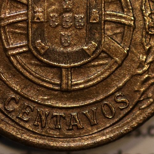 50 Centavos 1924 Bronze-Alumínio, com características inéditas possivelmente única conhecida. (Bela/Soberba)