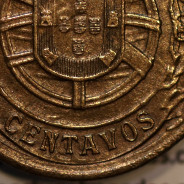 50 Centavos 1924 Bronze-Alumínio, com características inéditas possivelmente única conhecida. (Bela/Soberba)