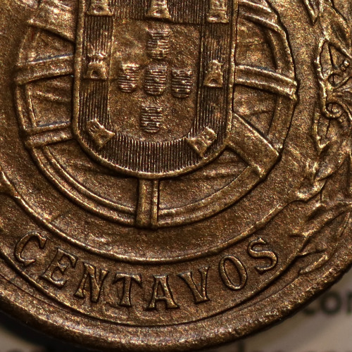 50 Centavos 1924 Bronze-Alumínio, com características inéditas possivelmente única conhecida. (Bela/Soberba)