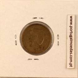 Nigéria 5 kobo 1974 Cupro Niquel, (MBC), World Coins Nigeria KM 9.1