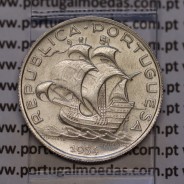 Portugal, silver coin of 5 Escudos 1934, 5$00 1934 silver coin of the Portuguese Republic, (UNC), World Coins Portugal KM 581