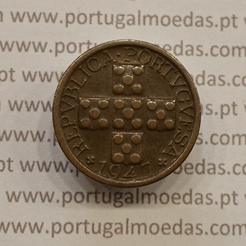 MOEDA DE DEZ CENTAVOS (X CENTAVOS) BRONZE 1947 MBC+/BELA-