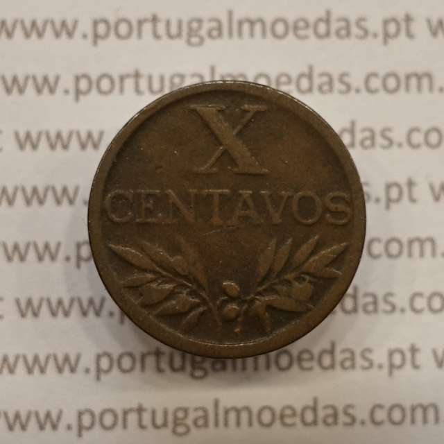 MOEDA DE DEZ CENTAVOS (X CENTAVOS) BRONZE 1947 MBC