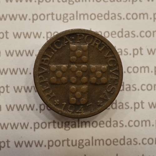 MOEDA DE DEZ CENTAVOS (X CENTAVOS) BRONZE 1947 MBC