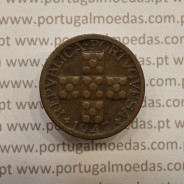 MOEDA DE DEZ CENTAVOS (X CENTAVOS) BRONZE 1947 MBC