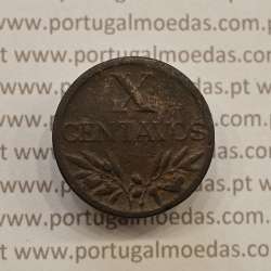 MOEDA DE DEZ CENTAVOS (X CENTAVOS) BRONZE 1947 BC MOEDA DE DEZ CENTAVOS (X CENTAVOS) BRONZE 1947 BC
