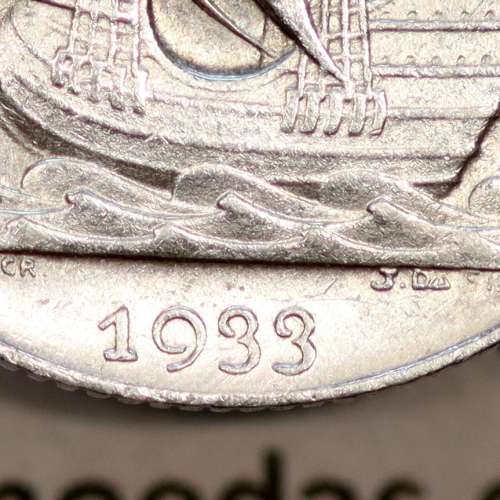 Silver coin of 2-1/2 Escudos 1933, 2$50 Escudos 1933 silver Portuguese Republic, (XF+), World Coins Portugal KM 580