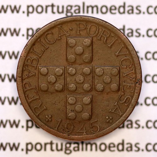 10 Avos 1945 Bronze de Timor, Ex-colónia Portuguesa, (MBC), World Coins Timor KM 5