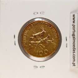 Tanzania 100 shilingi 1994 Brass plated steel, (XF), World Coins Tanzania KM 32