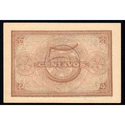 Official Mint Note - 5 Centavos 1918 (Not Circulated)