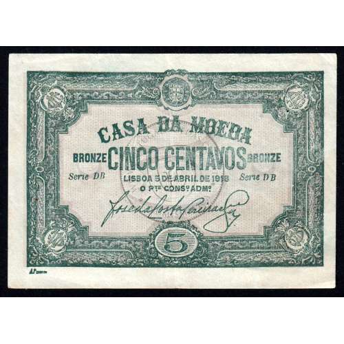 Official Mint Note - 5 Centavos 1918 (Little Circulated)