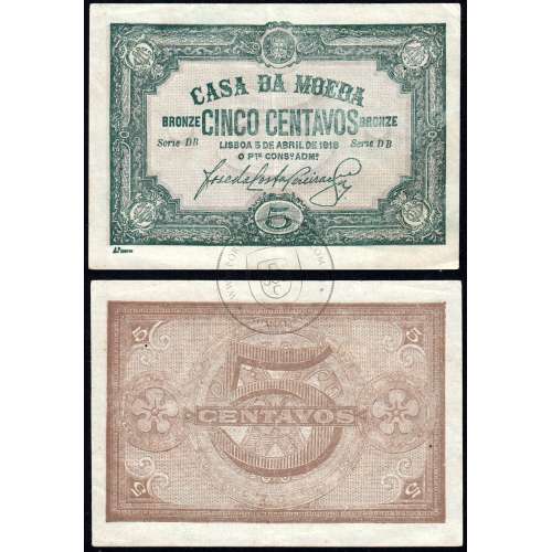 Official Mint Note - 5 Centavos 1918 (Little Circulated)