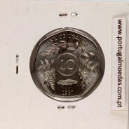 Uganda 10 Shillings 1987 Aço níquel, (Soberba), World Coins Uganda KM 30