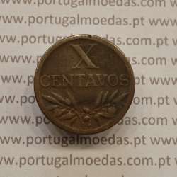 MOEDA DE DEZ CENTAVOS (X CENTAVOS) BRONZE 1948 MBC MOEDA DE DEZ CENTAVOS (X CENTAVOS) BRONZE 1948 MBC